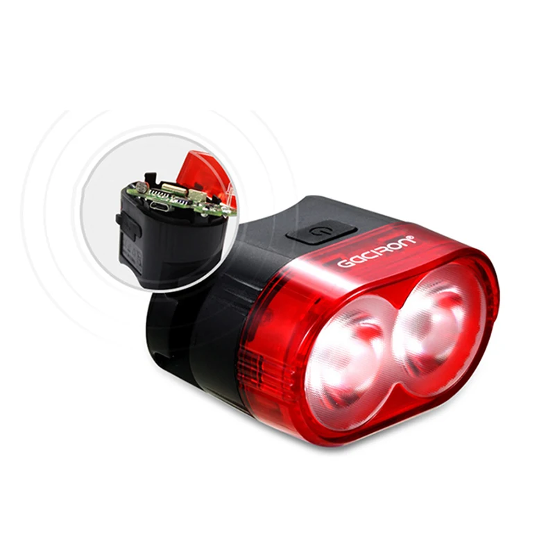 Gaciron велосипедный умный визуПредупреждение ющий безопасный светильник