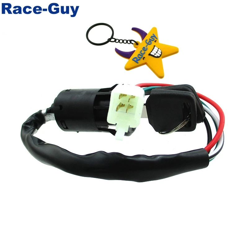 4 Wire On Off Ignition Key Switch For 50cc 70cc 90cc 110cc 125cc 150cc ATV Quad Wheeler Pit Dirt Bike Motorcycle |