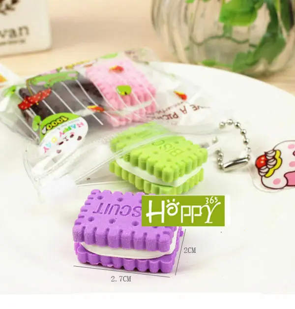 Новинка Ластик шоколадный торт клубника печенье моделирование печенья школьные