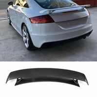frp rear trunk racing spoiler wing black fit for audi tt 8j coupe 2008 2014