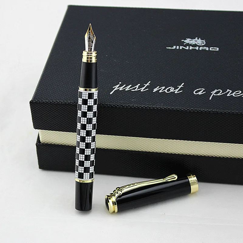 Ручка перьевая Jinhao с черными и золотыми чернилами 500|pen combo|fountain pen ink bottlepen usb |