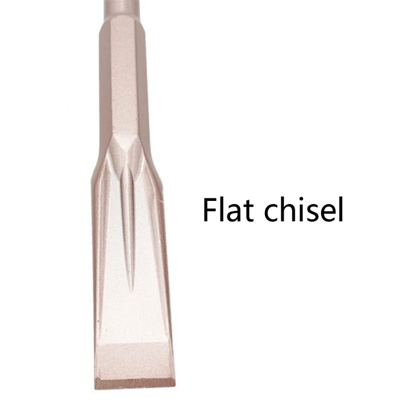 

T21D Electric Hammers Chisels Impact Electric Power Tool Flat Chisels for Masonry and Concrete Heavy Duty Installation Tool