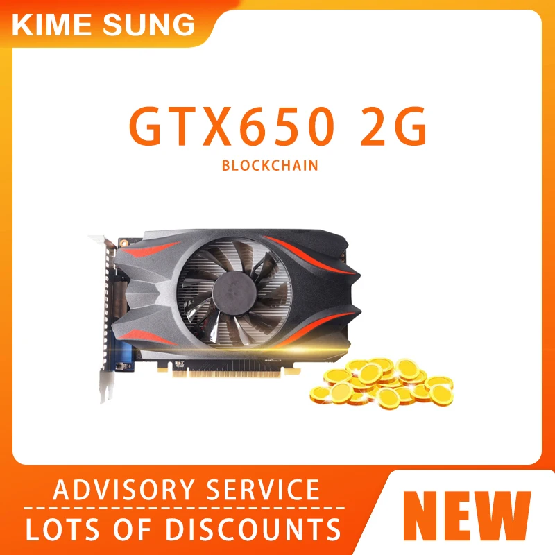 

VGA Card GTX650 2GB GDDR5 128 Bit for PC Low-Noise and Ultra-high-Definition Desktop Gaming Discrete Video Card for PC