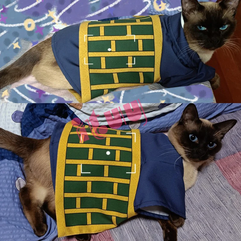 Одежда для домашних животных Аниме юютсу кайсен гето сугуру косплей одежда кошек