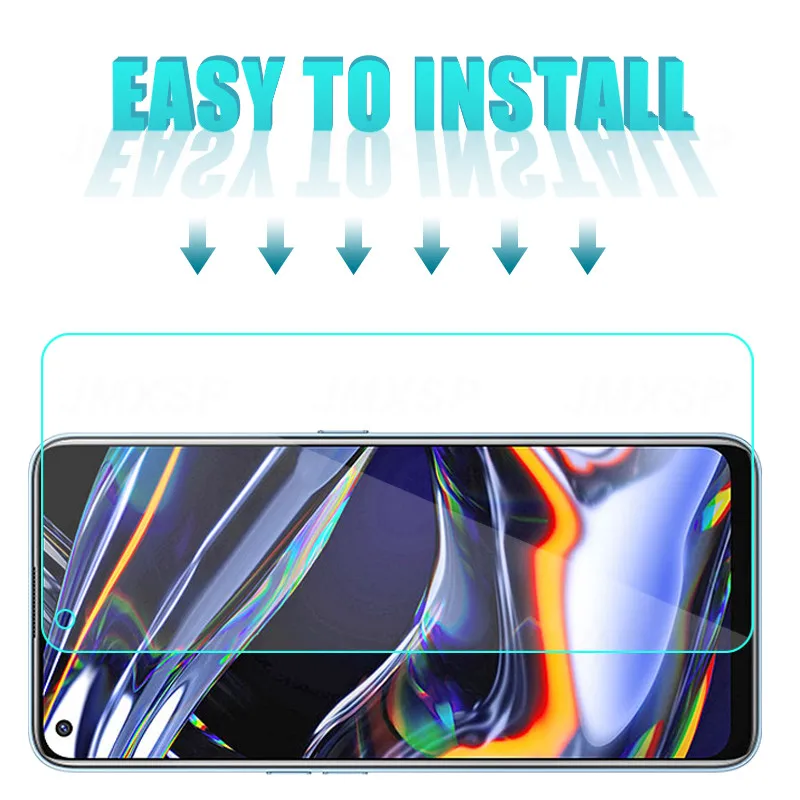 

2 in 1 Protective Glass For Realme 7 Pro Tempered Glass For Realme 7 Asia 7i Global Lens Glass Film Full Cover Screen Protector