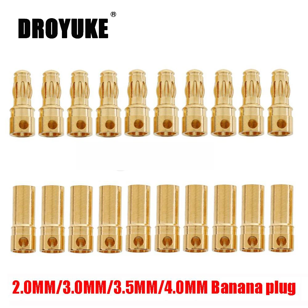 droyuke 10 пар 2 мм30 мм35 мм4 мм rc батарея п