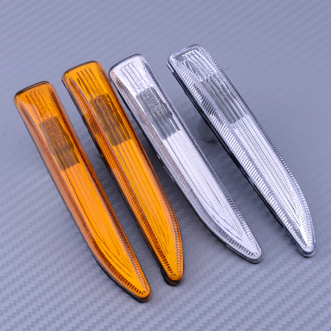 

CITALL 2pcs Car Fender Side Marker Repeater Lights Turn Signal Lamps Fit For BMW E65 E66 745i 750i 760i 63137164757 63137164758