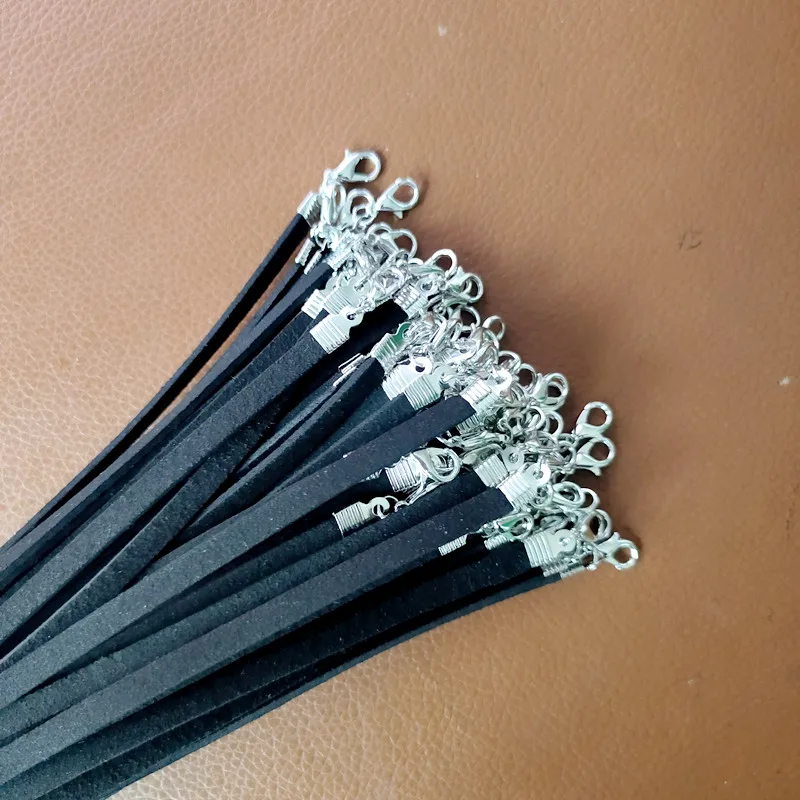 100 шт. Горячее предложение Кручёные ожерелья BIJOUX простой черный бархатной лентой