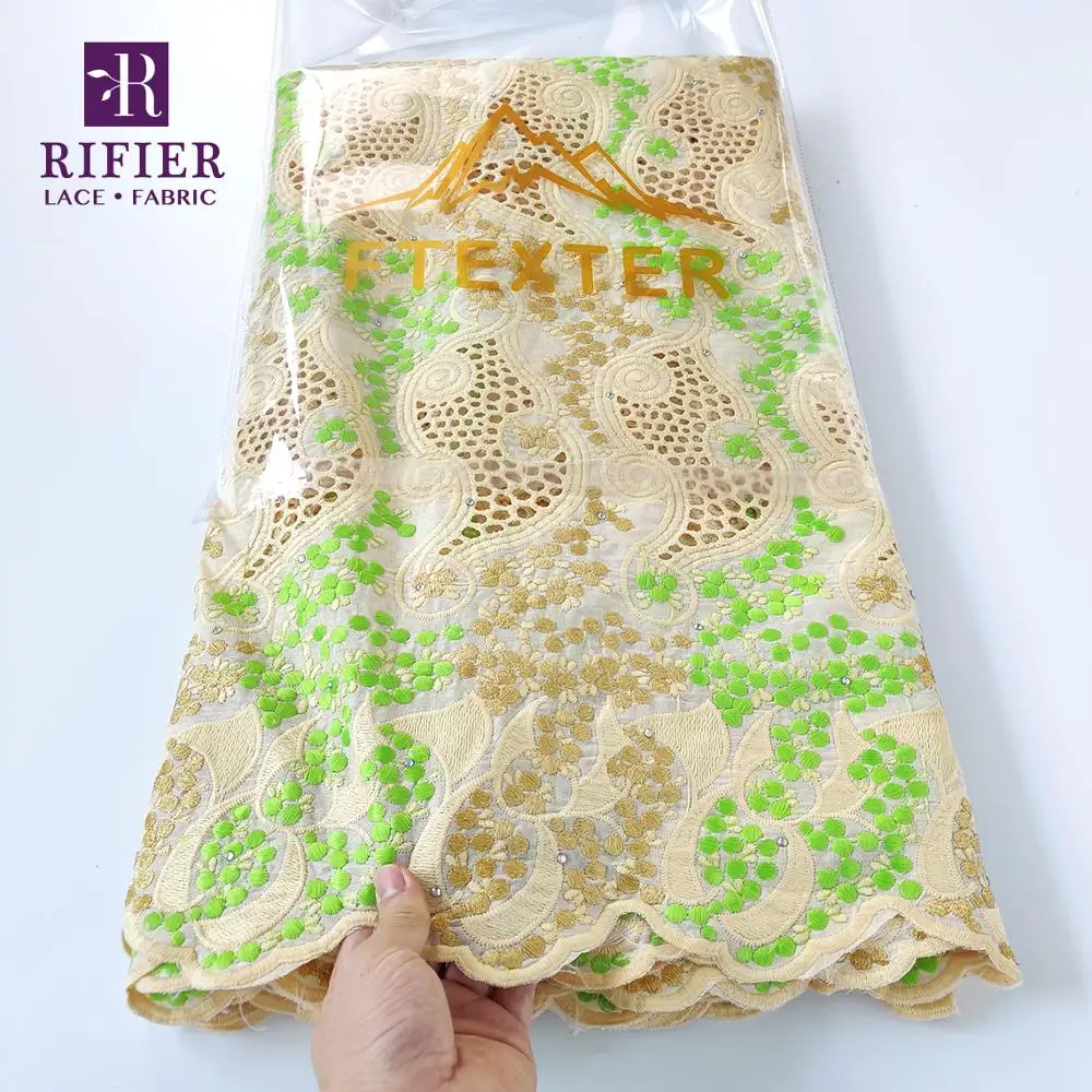 Небесно-голубая африканская сухая фотография швейцарская вуаль кружева в