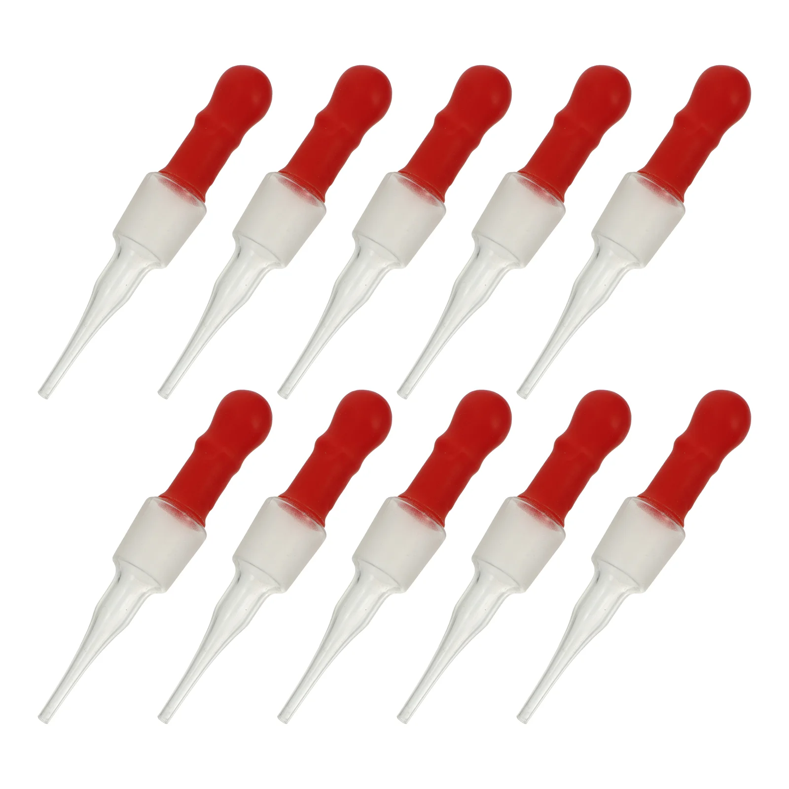 

10 шт., стеклянные разнообразные переносные пипетки для лаборатории