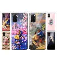 beauty and the beast for samsung galaxy s21 s20 fe ultra lite s10 5g s10e s9 s8 s7 s6 edge plus tpu transparent phone case