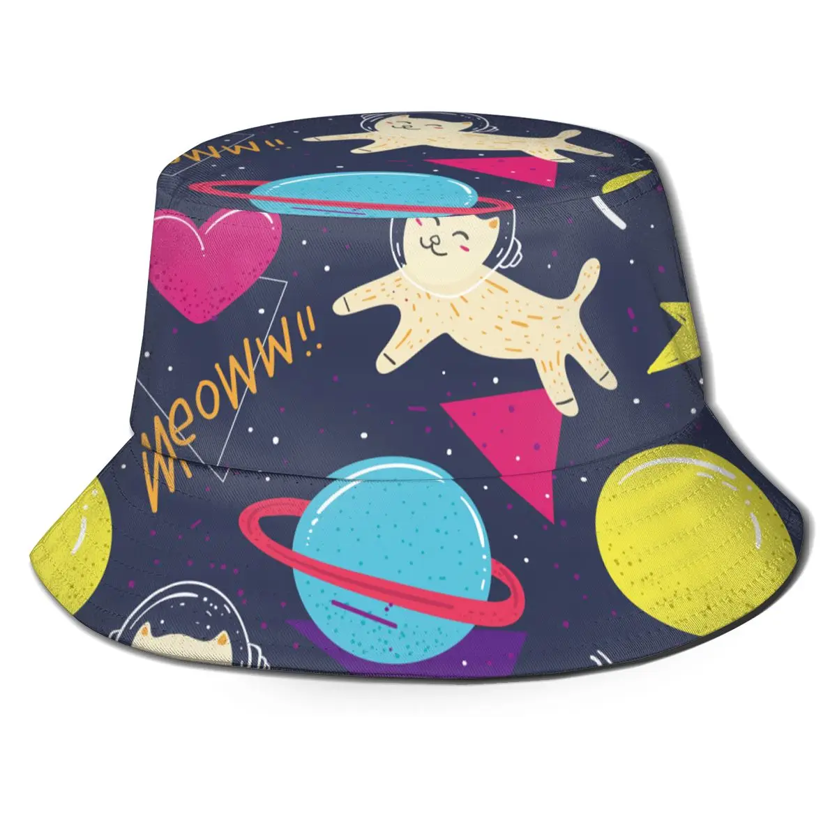 

2021 New Fisherman's Hat Unisex Fashion Bob Cap Colorful Animals Words Hip Hop Gorros Panama Windproof outdoor Bucket Hat