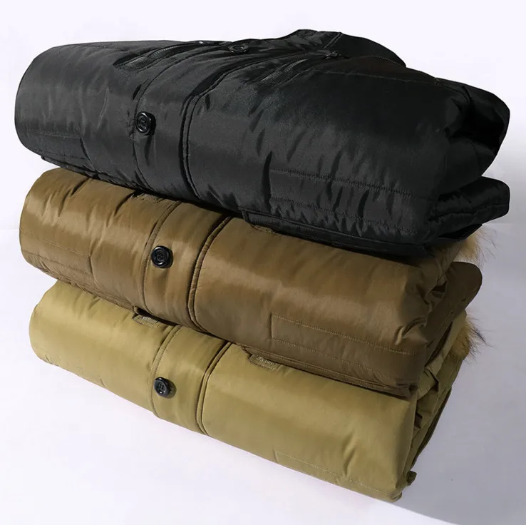 

2021 Winter jackets Men casual thicken warm coats New fashion fur collar hooded Waterproof Windproof Men parkas Plus Size 5XL