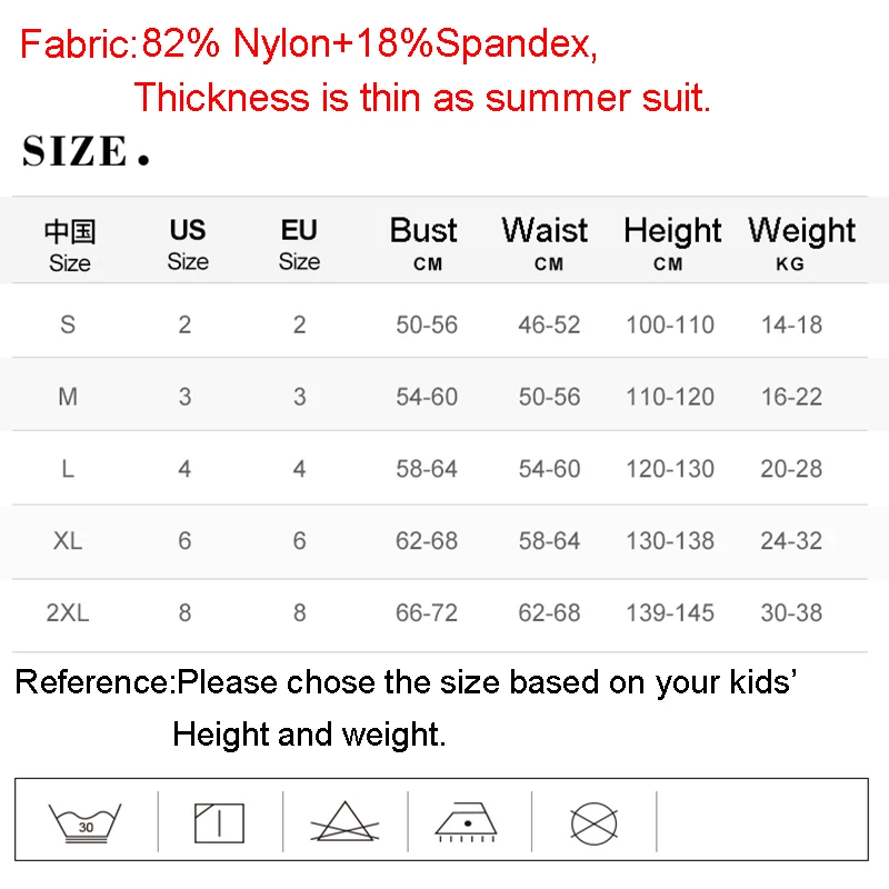 Погружение парус UPF 50 + Дайвинг кожи рашгарды детей Цельный купальник для девочек