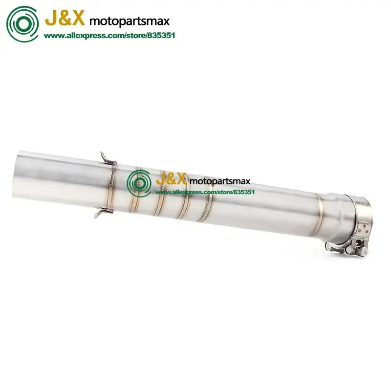 R6 мотоциклетный стальной глушитель выхлопных газов среднее звено трубы полная