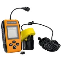 tl88e portable fish finder ice fishing sonar sounder alarm transducer fishfinder 0 7 100m fishing echo sounder
