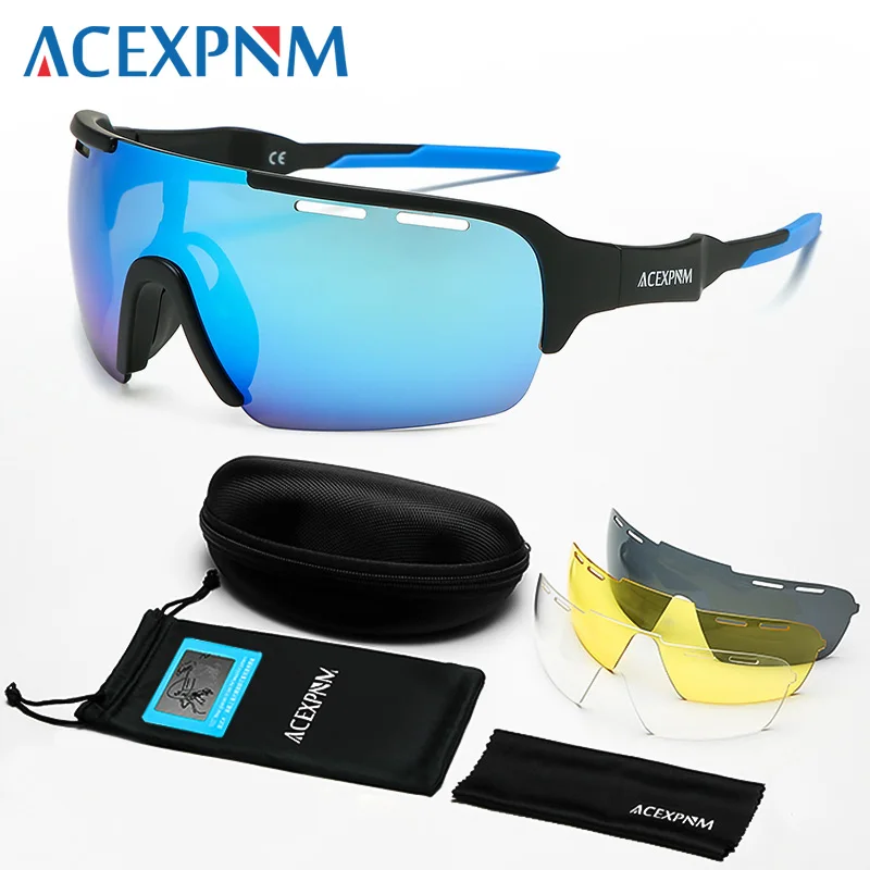 Мужские поляризационные очки для велоспорта велосипедные горного велосипеда