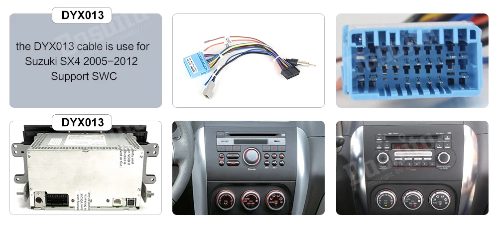 Dasaita Android 9,0 автомобиля 1din " ips радио для Suzuki SX4 2005 2006 2007 2008 2009 2010 2011 TDA7850 Bluetooth gps-навигатор
