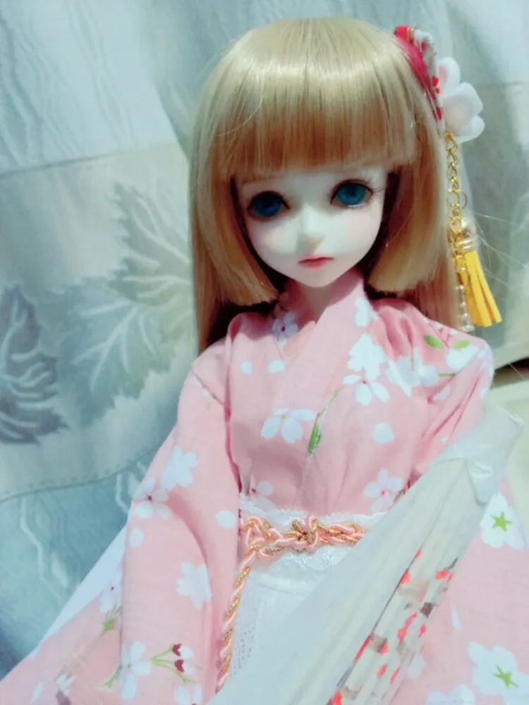 1/6 1/4 1/3 BJD аксессуары Кукла Одежда японское кимоно юката+ юбка для BJD/SD, не включает в себя куклы, обувь, парик и другие E2495