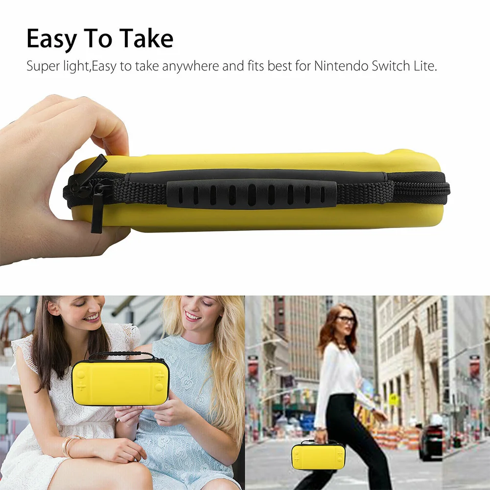 Новый чехол для переноски Switch lite защитный игровой машины путешествий с 8 играми |