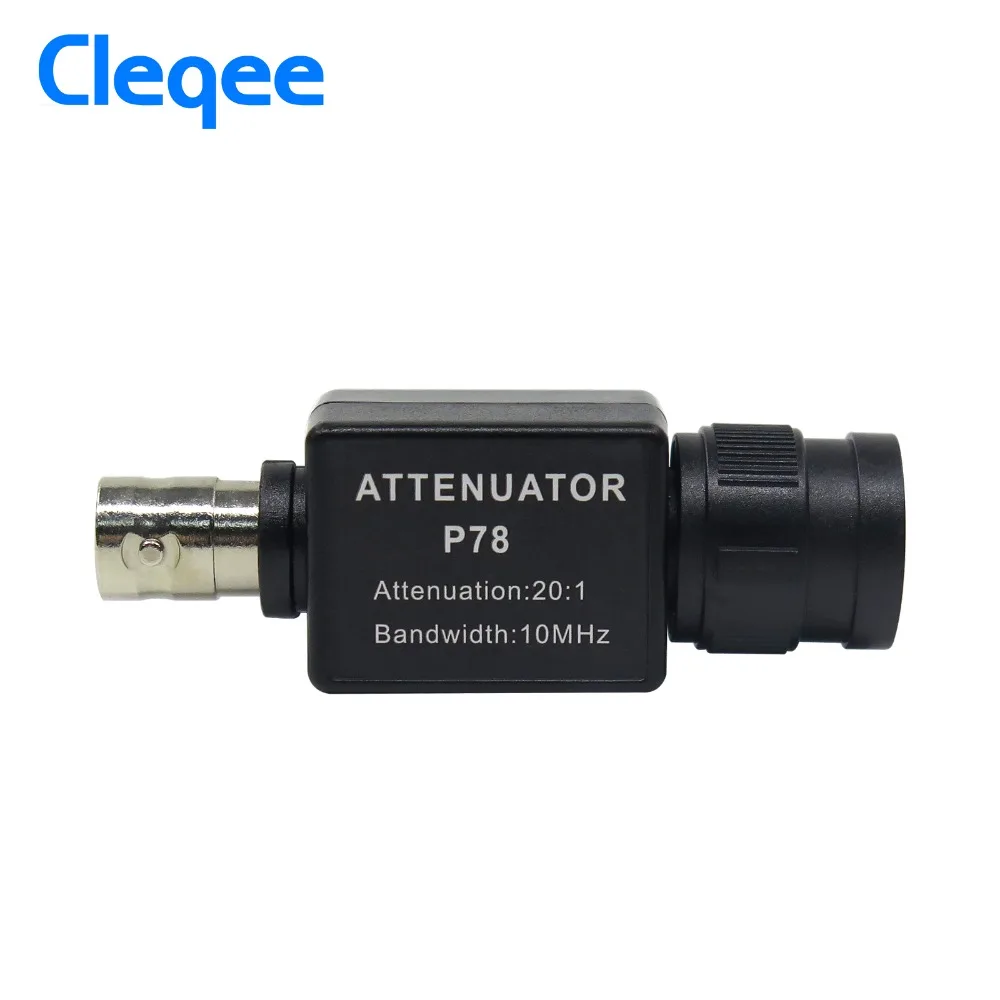

Hot Cleqee P78 20:1 Signal Attenuator 10MHz Bandwidth Oscilloscope Accessories BNC Adapter Oscilloscopio HT201 Upgrade Version