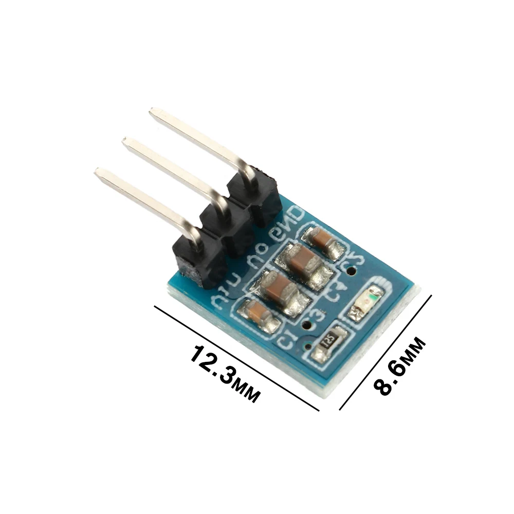 5 шт 3pin 3 V AMS1117 3.3 800MA модули Регулятор IC модуль питания высокое качество|Адаптеры