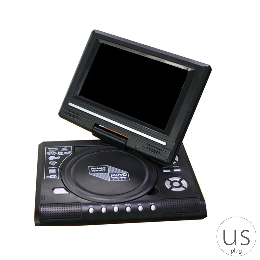 

7.8 Inch Portable HD TV Home Car DVD Player VCD CD MP3 DVD Player USB Cards RCA TV Portatil Cable Game 270 Rotate LCD Screen