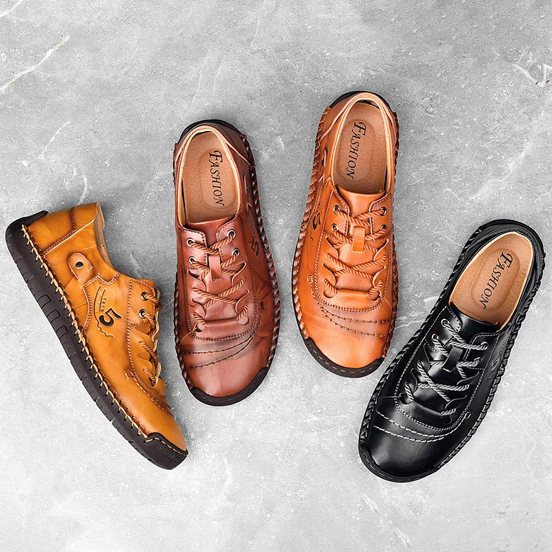 

Brand Men Shoes Classic Men Casual Shoes Outdoor Non-slip Shoes for Men Lace Up Mens Shoes Autumn Zapatos De Hombre 38-48
