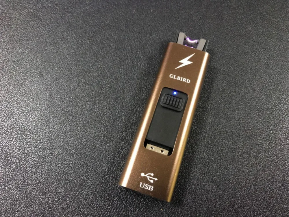USB Зажигалка тонкая Arc плазменная Ветрозащитная электронная перезаряжаемая для