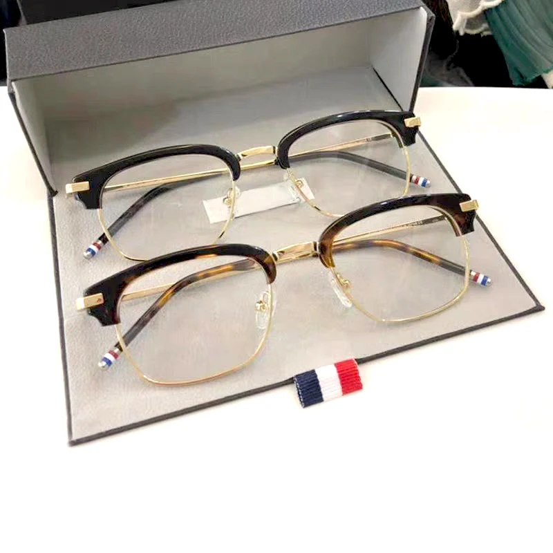 

2021 Thom Brand Eyeglasses Optical Prescription Glasses Frame for Men/Women Retro Rectangle Spectacles oculos de grau TB707