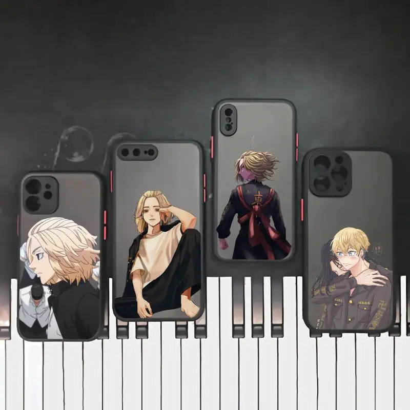 

Anime Tokyo Revengers manjiro sano Phone Case matte transparent For iphone 7 8 11 12 plus mini x xs xr pro max cover