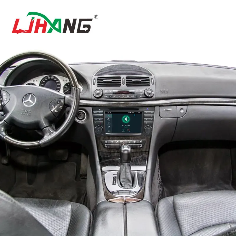 LJHANG 2 Din Android 10 Автомобильный DVD плеер для Mercedes Benz/W203 W209 W219 W169 A160 C180 C200 C230 C240 CLK200 CLK22 WI