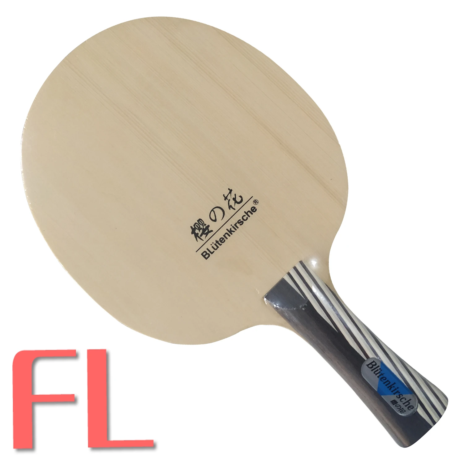 FL long handle Ракетка для настольного тенниса Kokutaku Blutenkirsche B-3004 B 3004 B3004 HINOKI(Shakehand - Цвет: FL long handle