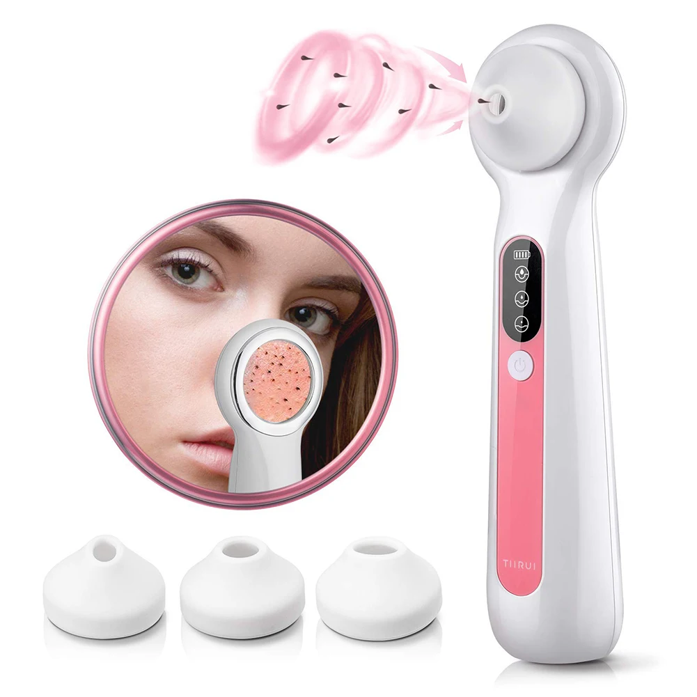 Blackhead Vacuum Visible Facial Pore Cleaner Black Head Remover Microscope Blackhead Suction Rechargeable Acne Pimple Remove