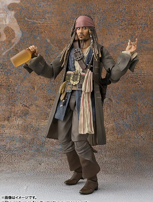 15cm Pirates of the Caribbean Jack Sparrow Articulate Figure Model Toys for Collection | Игрушки и хобби