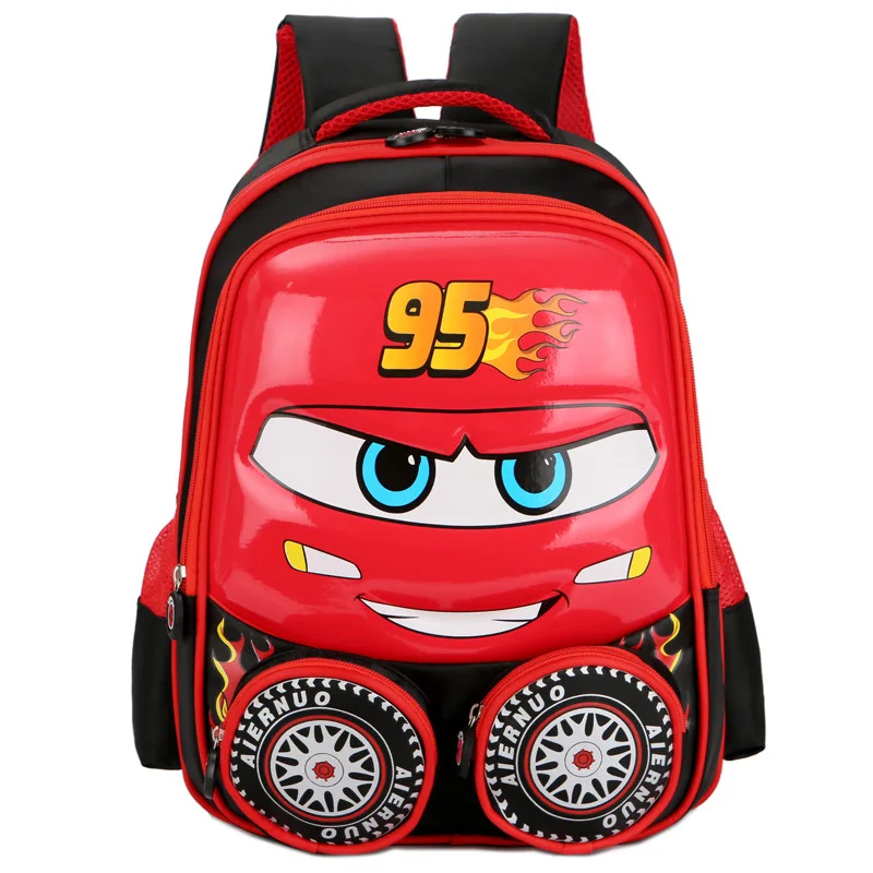 Новинка креативная детская школьная сумка Disney с 3D машинками милый мультяшный