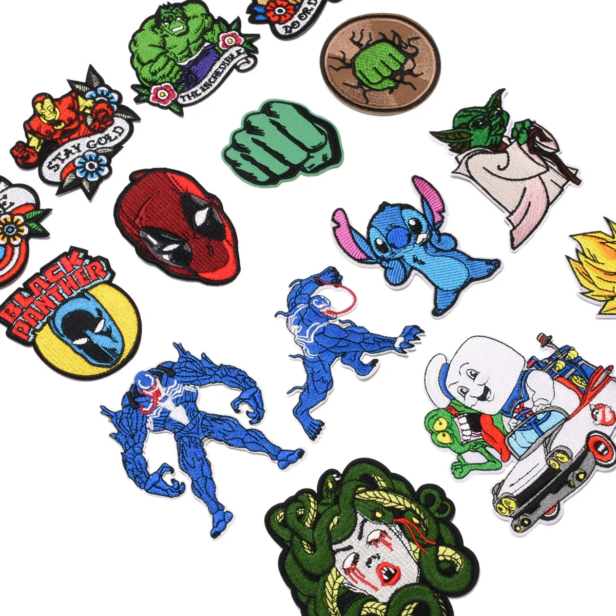 Мстители Халк Железный человек Человек-паук одежда нашивка для