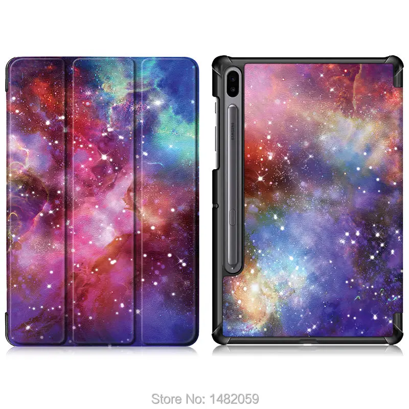 style 3 Чехол для samsung Galaxy Tab S6 SM-T860 SM-T865 10,", чехол для планшета с Умной подставкой для, чехол для samsung Tab S6 - Цвет: style 3