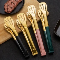 non slip stainless steel food tongs meat salad bread serving tongs non stick bbq clip kitchen accessories cooking utensils