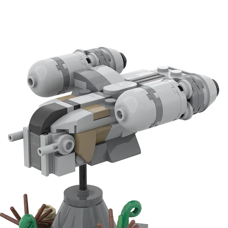 MOC-51912 кинозвезда Мини Космический корабль бритвы сцены космический