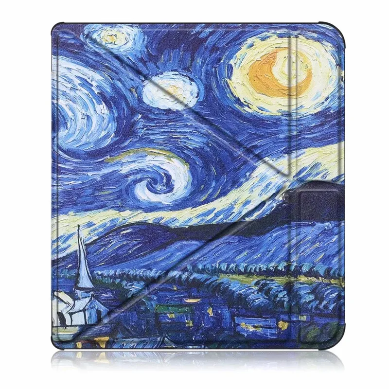 Van Gogh Чехол с принтом для Kobo Forma 8 дюймов трансформаторные стойки Флип кожаный чехол для KOBO Forma 8 дюймов Capa Fundas+ Бесплатный подарок - Цвет: Van Gogh