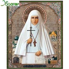 Алмазная живопись св. Новый мученик большая душевка Елизавета 5d алмазная вышивка сделай сам вышивка крестиком православная христианская икона YY2478