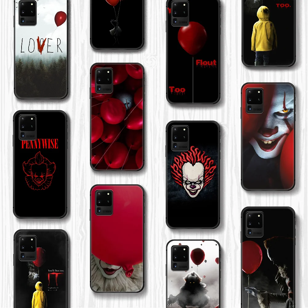 Чехол для телефона It joker Bill Skarsgard чехол Samsung Galaxy S 6 7 8 9 10 e 20 edge uitra Note plus черный мягкий