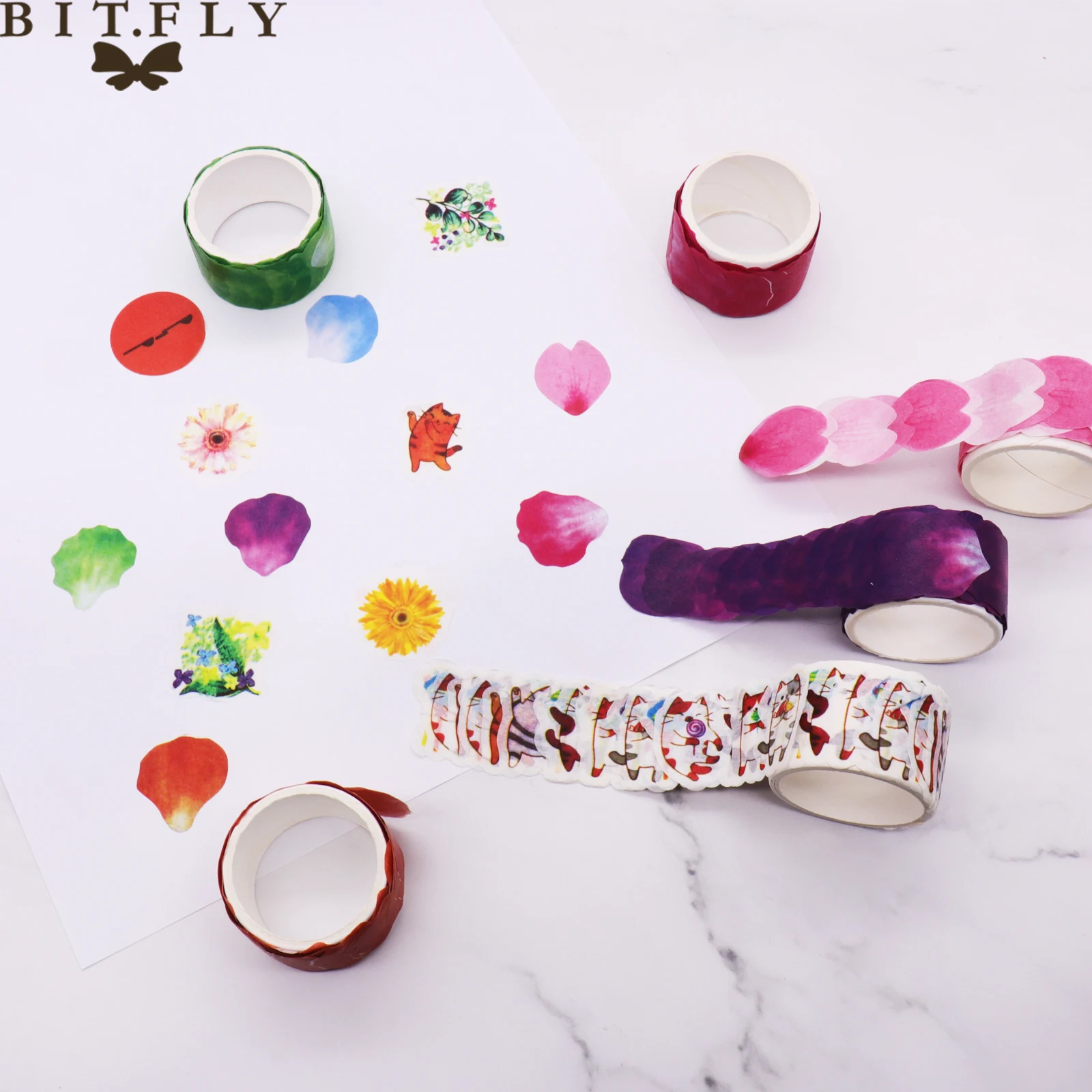 Декоративные лепестки цветов Васи клейкая лента с ароматом Сакура для