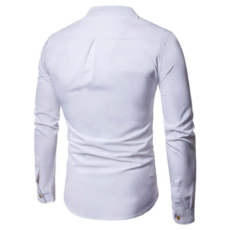 Рубашка мужская с длинным рукавом подчеркивающая индивидуальность