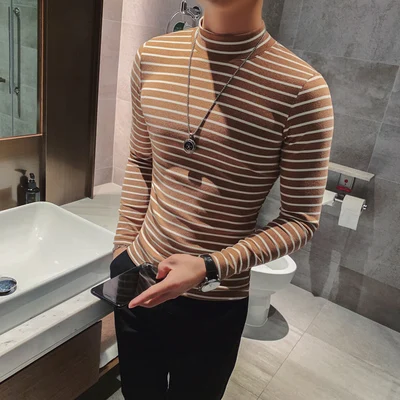 2019 футболка с длинным рукавом мужская осенне зимняя новая британская трендовая