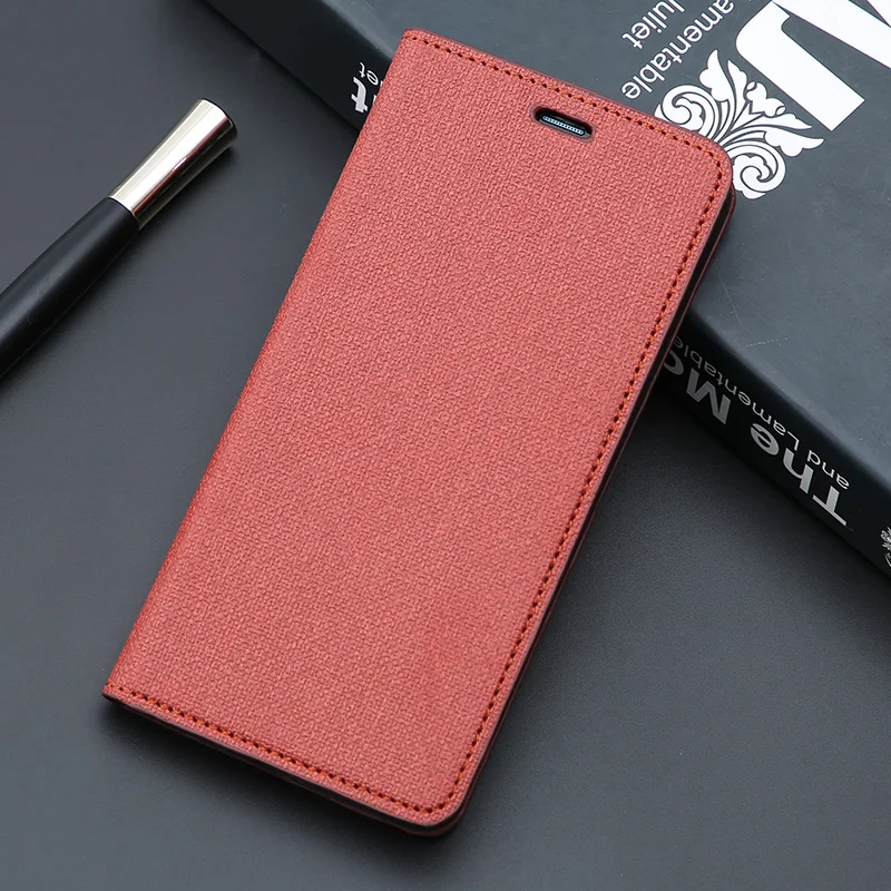 Роскошный чехол книжка для телефона Red Mi Note 7 8 9 9T с отделением карт холщовая