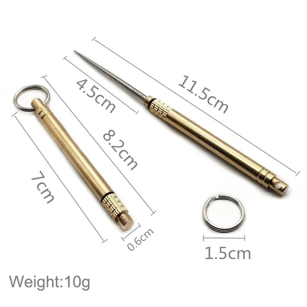 Переносной титановый сплав зубочистки Карманный держатель для открытого