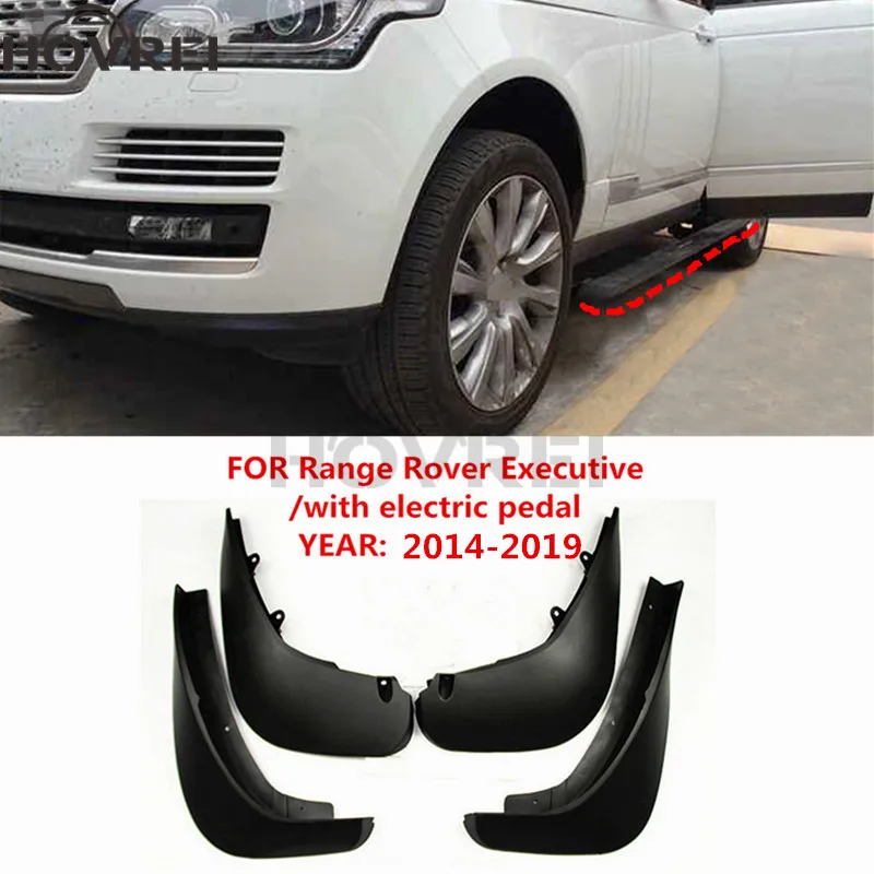 car mud Flaps for Land Rover Range Executive W/electric pedal 2013 - 2019 Mudguards Splash Guard fender | Автомобили и мотоциклы