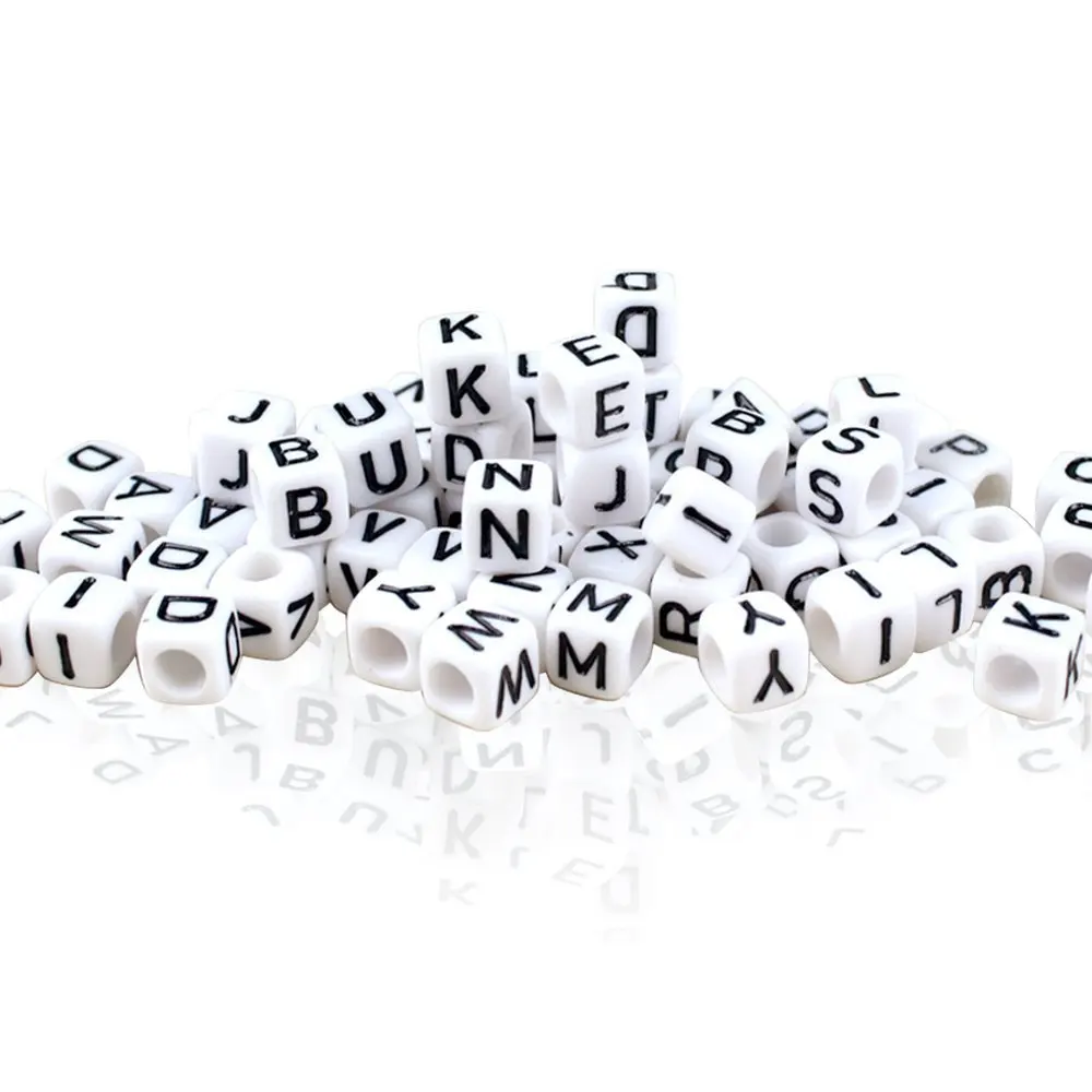 Квадратные акриловые буквы алфавита ручной работы английского кубики сделай сам